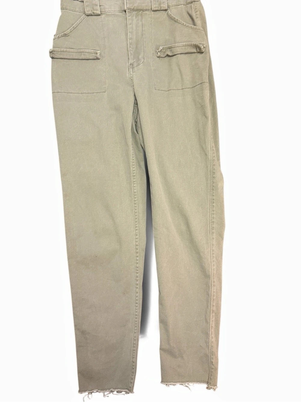 Hollister Ultra High Rise Mom High Rise Mom Jeans in Green Size XS